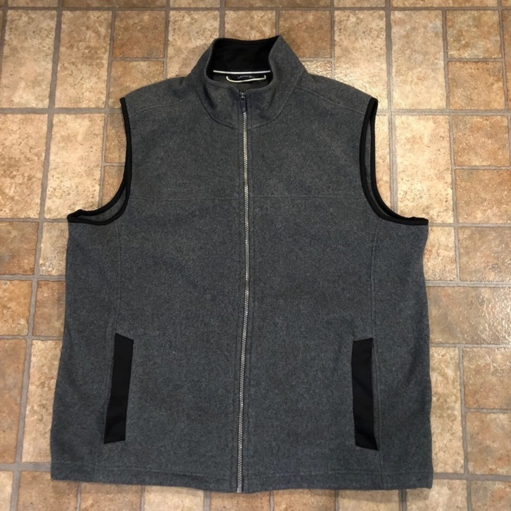 LANDS' END Fleece Vest 100% Polyester